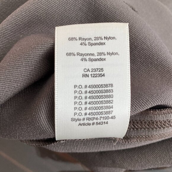 Aritzia Wilfred High Waist Stretch Mauve Grey Pencil Skirt XS - Picture 5 of 7